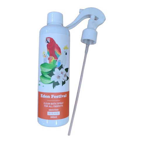 신상품 앵무새목욕스프레이 에덴페스티벌 클린 배스 스프레이 300ml - (아카시아향) 26년5월