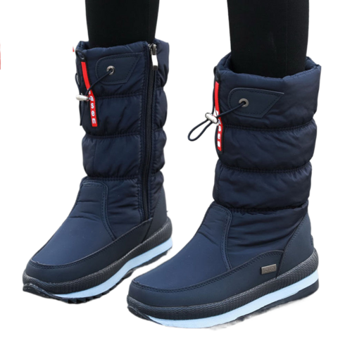 2023년 가성비 최고 여성털부츠 - 겨울 스노우부츠 여성 방수 미끄럼 방지 미들부츠 기모 면화 23817