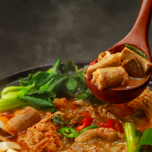 진주 금산골 황소한우 곱창전골 2~3인분(1.5kg) 캠핑 밀키트, 1.5kg, 1개