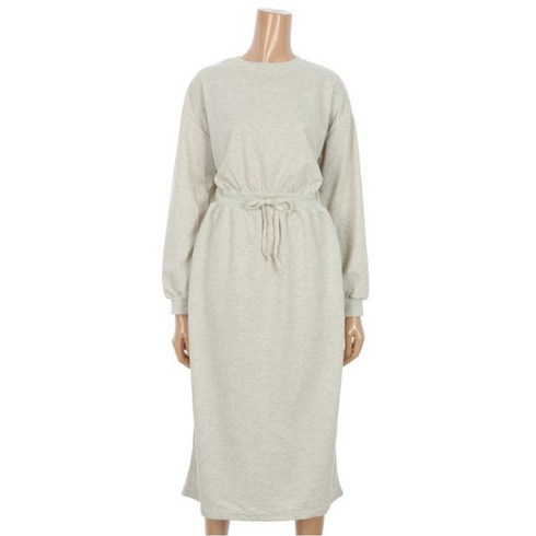 르샵 스트링 맨투맨 원피스 BO4OP007A