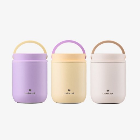 락앤락 리틀럽 푸드자 300ml 보온 도시락통 스텐 죽통 직장인 도시락용기 유치원 어린이집 이유식 보온 밥통 국통 밀프랩, 베이지+가쯔용기, 1개+가쯔용기1개