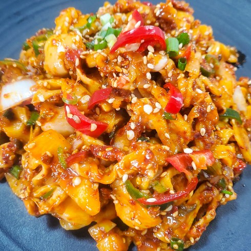 국내산 통영 양념 멍게 무침 젓갈 멍게비빔밥, 1개, 500g