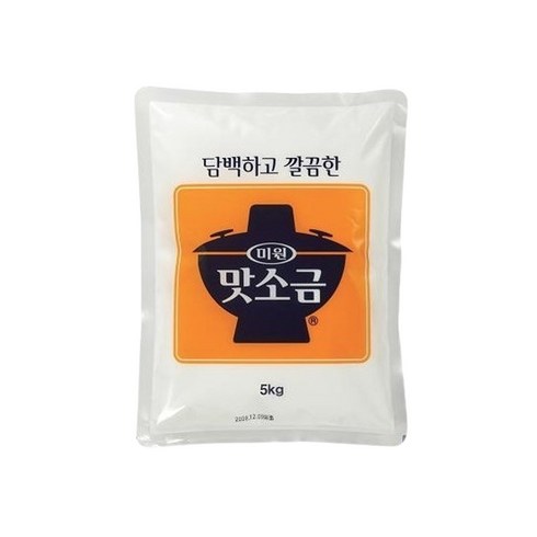 대상 미원 맛소금 5kgx3개 (중간입자), 3개, 5kg