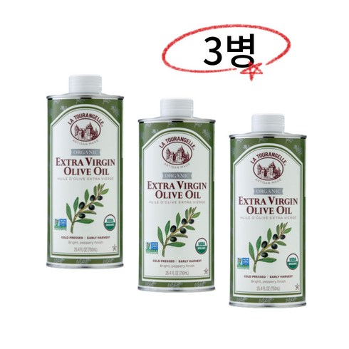 [라투랑겔] 엑스트라 버진 올리브오일 750ml X 3병, 3개