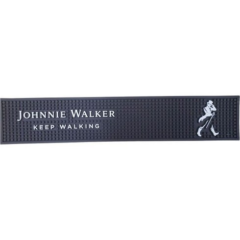 조니워커블랙 - 1078333 Johnnie Walker 바매트 Keep Walking 스카치 위스키 흘림 매트 레드립매트- 19.25인치 x 3.5인치