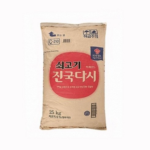 대상 쇠고기 진국다시, 25kg, 1포