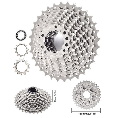 2023년 가성비 최고 로드바이크 - 10 스피드 카세트 자전거 스프로킷 MTB 카세트 MTB MTB BMX Road Bicycle SRAM 용 카세트, 11-32T