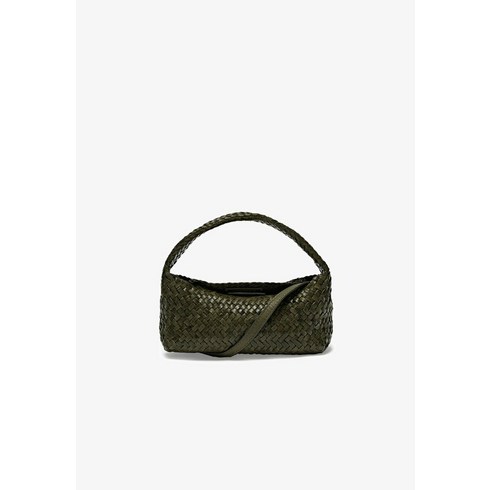 [정품] Massimo Dutti 마시모두띠 숄더백 가방 핸드백 카키색 333398, 한 사이즈