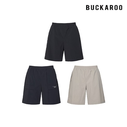 BUCKAROO 24SS 여성 데님 반바지 2종 - 24SS 우븐 반바지 여성 3종세트