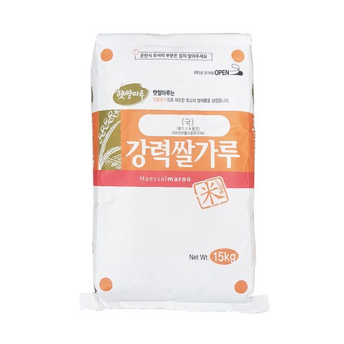 제빵용쌀가루 - 대두식품 강력쌀가루(국산), 1개, 15kg