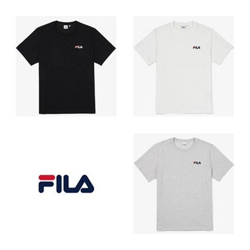 [휠라] FILA 남여공용 베이직 리니어 반팔티 FS2RSF2101X 3가지 색상