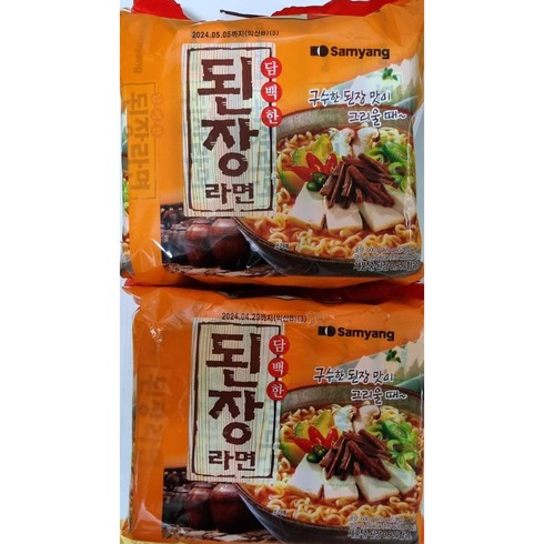 삼양 된장라면 120g 10개