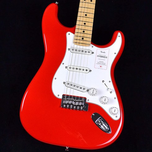 Fender 일렉트릭 기타 Made in Japan Hybrid II Stratocaster® Maple Fingerboard Modena Red, 5661102316, 1개, 상세페이지 참조