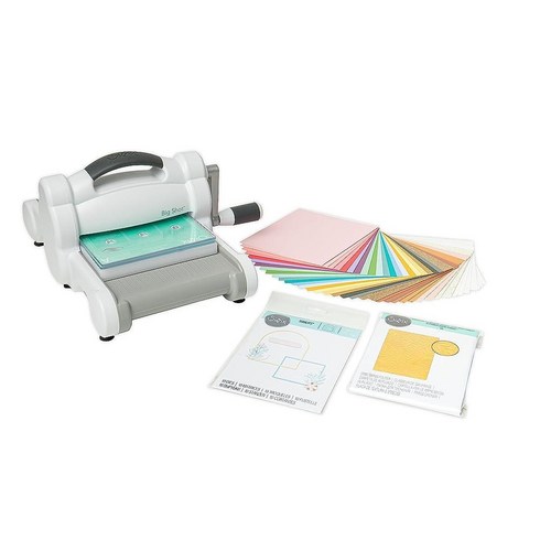 Sizzix 빅샷 수동 다이 머신 6인치 660200, 285464 Big Shot Starter Kit