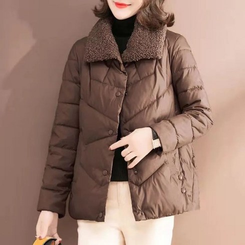 중년여성 경량 가벼운 구스 누빔 미디 패딩 점퍼 후드 퀼팅 다운점퍼 코트 40대 50대 엄마옷