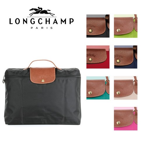 롱샴 LONGCHAMP 르 프리아쥬 나일론 핸드백 가방 브리프 케이스 서류가방 노트북 테블릭 백 여성 일본 정품