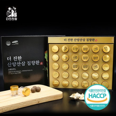 2023년 가성비 최고 산양산삼침향환 - 더 진한 산양산삼 침향환 30환 쇼핑백 포함, 상세페이지 참조, 1개