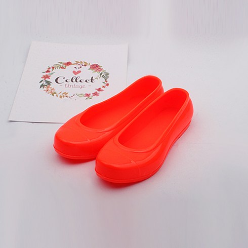 2023년 가성비 최고 양산고무신 - 에스큐에스샵 국내생산 네온 형광컬러 추억의 고무신 우성고무신 PVC 고무신발 - 형광주황고무신