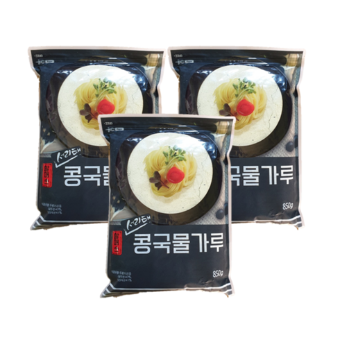 최명희종부의참찐한팥콩물 X3박스 - 할매손 서리태 콩국물가루 검은콩 콩가루 850g, 3개