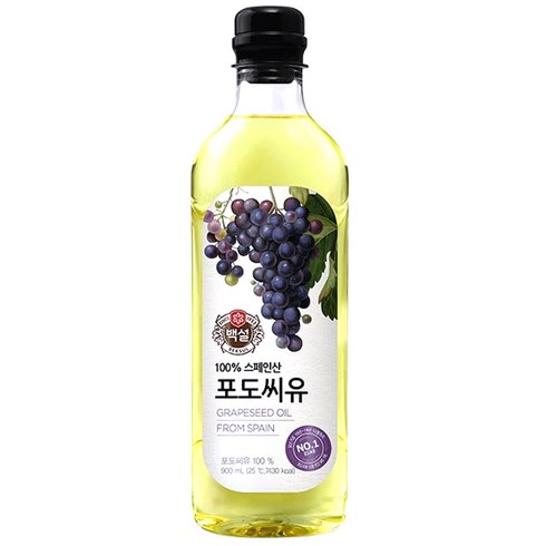 백설 포도씨유, 900ml, 1개