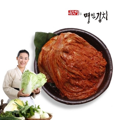 유정임 명인 김치 3종세트  - 식품명인유정임 [식품명인 유정임] 전라도식 묵은지(숙성김치) 5kg, 1개