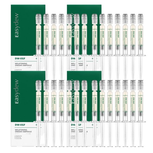 [이지듀] §[대웅제약] DW- EGF 멜라토닝 원데이앰플 기본구성, 7ml, 4개