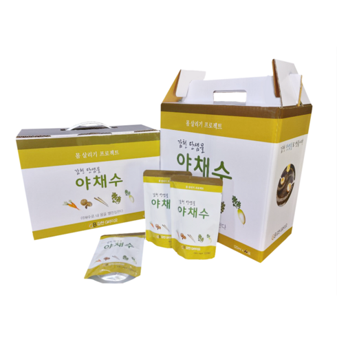 단샘물야채수 기적의야채스프 (120ml x 120포), 120g, 120개