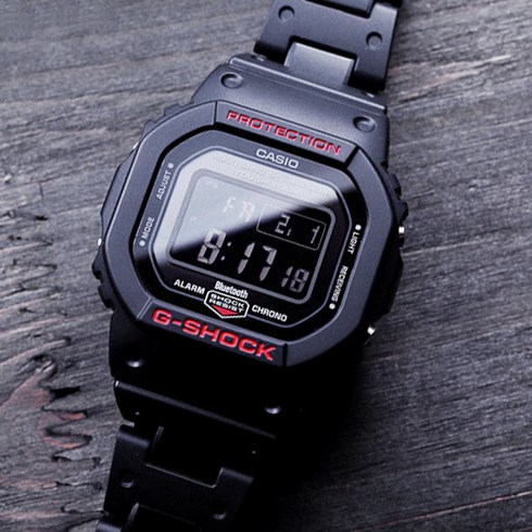 지샥 G-SHOCK 지샥 터프솔라 블루투스 우레탄 남성시계 GW-B5600HR-1D (6556457)