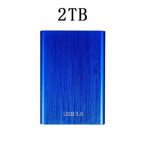 공구 패키지샤오미 미지아 고속 외장 하드 드라이브 데스크탑 노트북용 저장 장치 USB3.0 SSD 12TB 16T, 18 2TB Blue, 한개옵션1