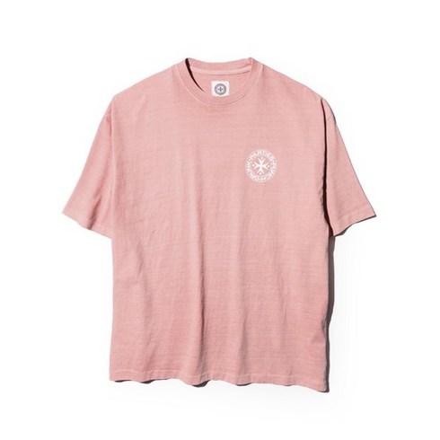 펀치드렁크파티즈 Garment Dyed T Shirt INDI PINK