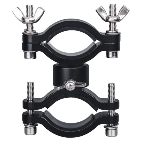 2023년 가성비 최고 자전거라이트거치대 - 자전거 토치 클램프 자전거 손전등 브래킷 360도 회전 라이트 마운트 사이클링 토치 클립 자전거 라이트 마운팅 브래킷