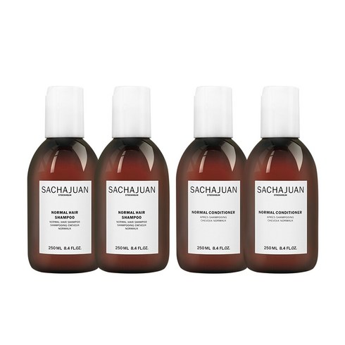 사샤후안 노말 샴푸+컨디셔너 대용량 패키지 ( 노말 샴푸 250ml x 2개 + 노말 컨디셔너 250ml x 2개)