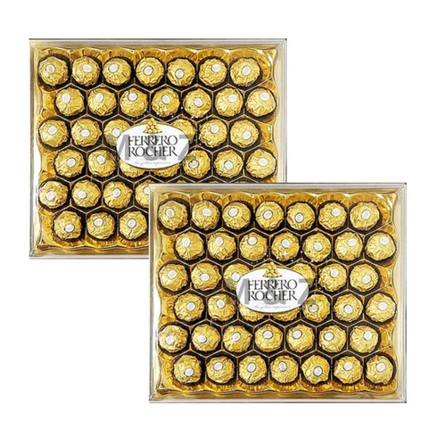 무료배송!! 코스트코 Ferrero Rocher 페레로 로쉐 초콜릿 42개입 x 2박스 / 대용량 선물 완충 포장, 2개, 525g