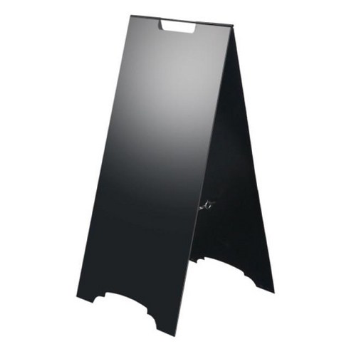 대형 철제 입간판 AF-400 (40x90cm) 흑색 양면 접이식 메뉴 안내판