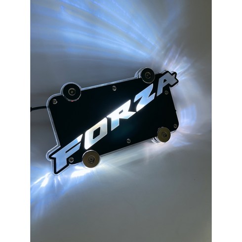 [프로토타입] 오토바이거치대 포르자거치대 배달대행거치대 튜닝거치대 자석거치대 LED거치대(1구거치대 2구거치대), 1구거치대, 실버, 1개