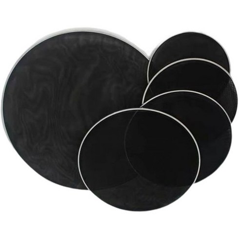 Vaveren 5x Drum Drumhead Professional Percussion Instrument Parts Drum Head Skin Silent Mute Drum H, 10 12 14 16 22inch