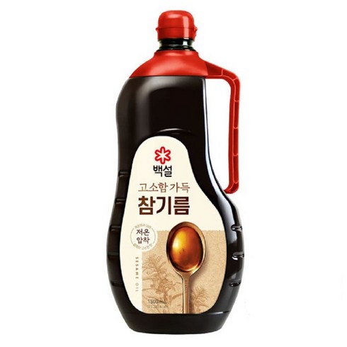 백설참기름 - 백설 고소함 가득 참기름1.5L 1개 참기름100%, 3개, 1.5L