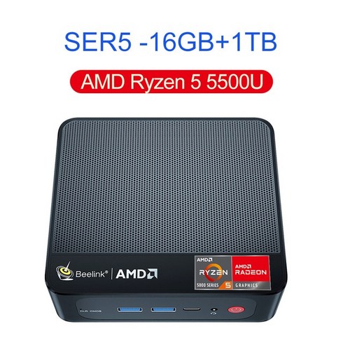 2023년 가성비 최고 ser5 - 2023 Beelink SER6 프로 6800H 미니 PC SER5 AMD Ryzen 7 5800H Win 11 프로 DDR4 NVME SSD 5500U 5600H 게임용 컴퓨터, 없음, 14.5500U 16G1T - UK