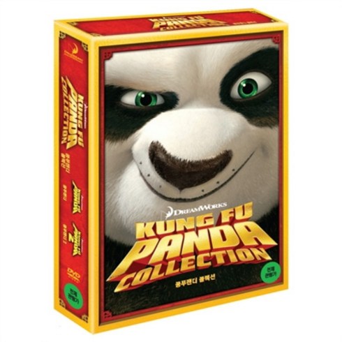 DVD (더블팩) 쿵푸팬더 1+2 세트 (2disc. 아웃박스없슴)-Kung Fu Panda Collection