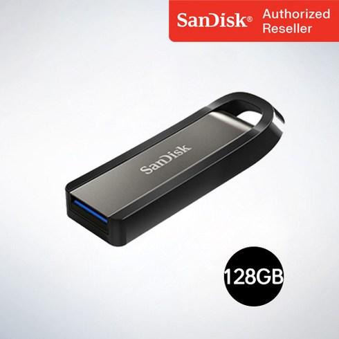 샌디스크 USB 메모리 Extreme Go 익스트림 고 USB3.2 SDCZ810 128GB, 128기가