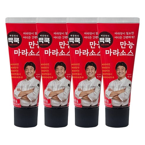 더본코리아 더본 빽쿡 만능마라소스 / 백종원마라소스, 백종원 만능 마라소스 120g x 4개, 4개, 120g