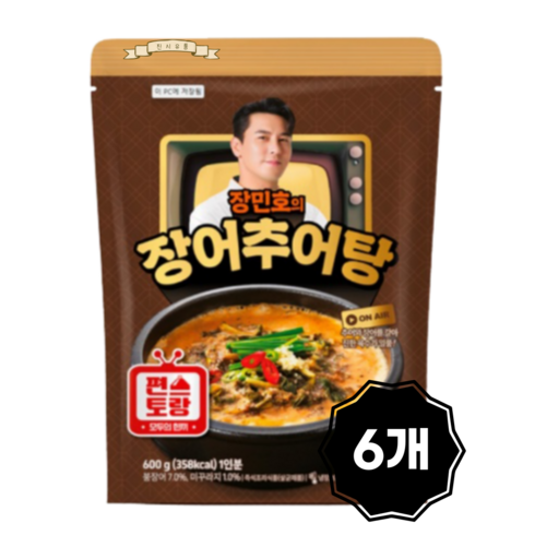 우렁추어탕 350g x 13팩 - [냉장 배송] 편스토랑 장민호의 추어탕 팩, 6개, 600g