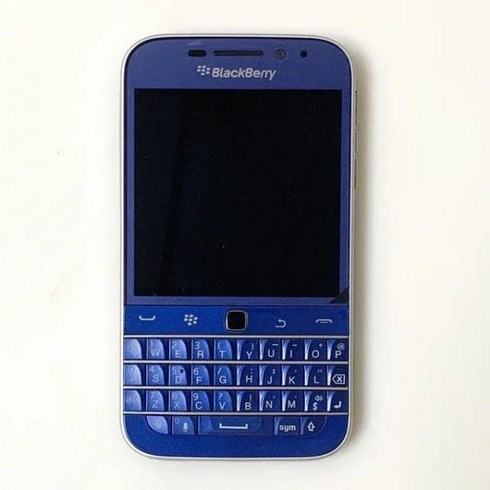 블랙베리폰 - 잠금 해제 블랙베리 클래식 Q20 스마트폰 오리지널 4G 휴대폰 8MP 와이파이 3.5 인치 16G ROM, [02] SQC 100-2 Full Set, 02 Blue