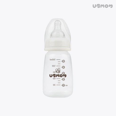 유비맘젖병 - 유비맘 조리원 신생아용 PP 젖병, 1개, 150ml