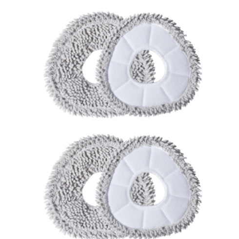 나르왈 호환 걸레 브러시 전용세제 먼지필터 부품 액세서리, 물걸레패드회색4ea(J3프레오울트라), 4개