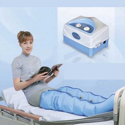 6구종아리 - 모닝라이프 WIC-2008MS (6구 기계+다리커프L) 공기압 다리 마사지기 안마기 에어 종아리