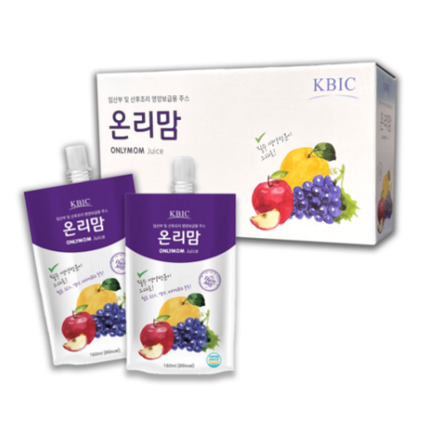 한국바이오인더스트리 온리맘 임산부 영양 주스, 150ml, 48개