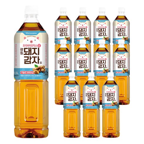 돼지감자 - 광동제약 돼지감자차, 1.5L, 12개