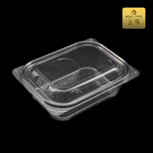 MT-207 PET 투명 사각용기(대) 800개 650ml 반찬용기 샐러드용기 - 버디팩