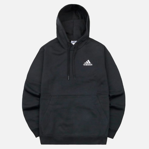 2023년 가성비 최고 아디다스후드티 - 아디다스 남성 에센셜 플리스 후디 GV5294